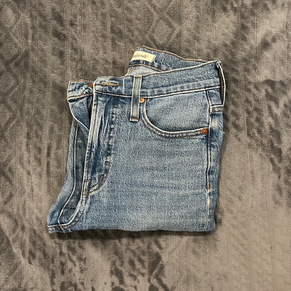 Medium light wash Perfect Vintage Madewell jeans